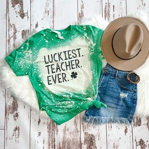 luckiest teacher ever | st patricks day teacher